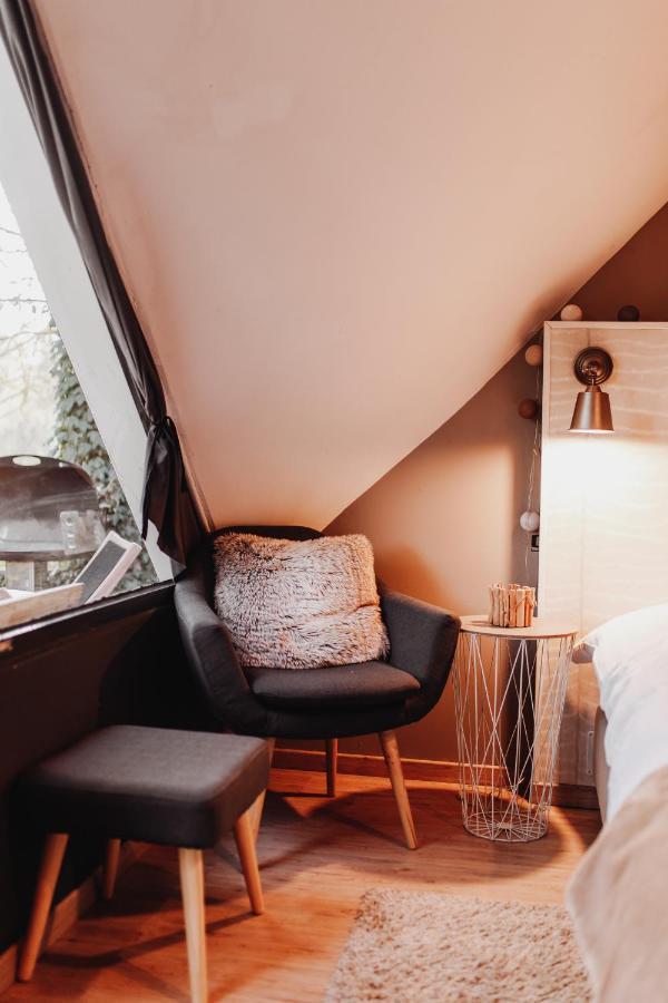 Chalet Scandinave Avec Sauna Ir - In The Woods Gesves Esterno foto